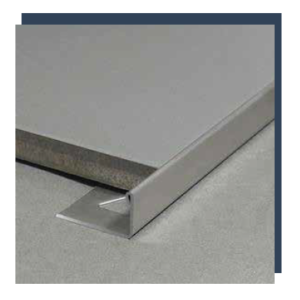 STAINLESS STEEL (L) SHPE PROFILE FOR WALLS & FLOORS
