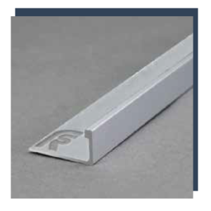 ALUMINUM (L) SHAPE PROFILE FOR WALLS & FLOORS